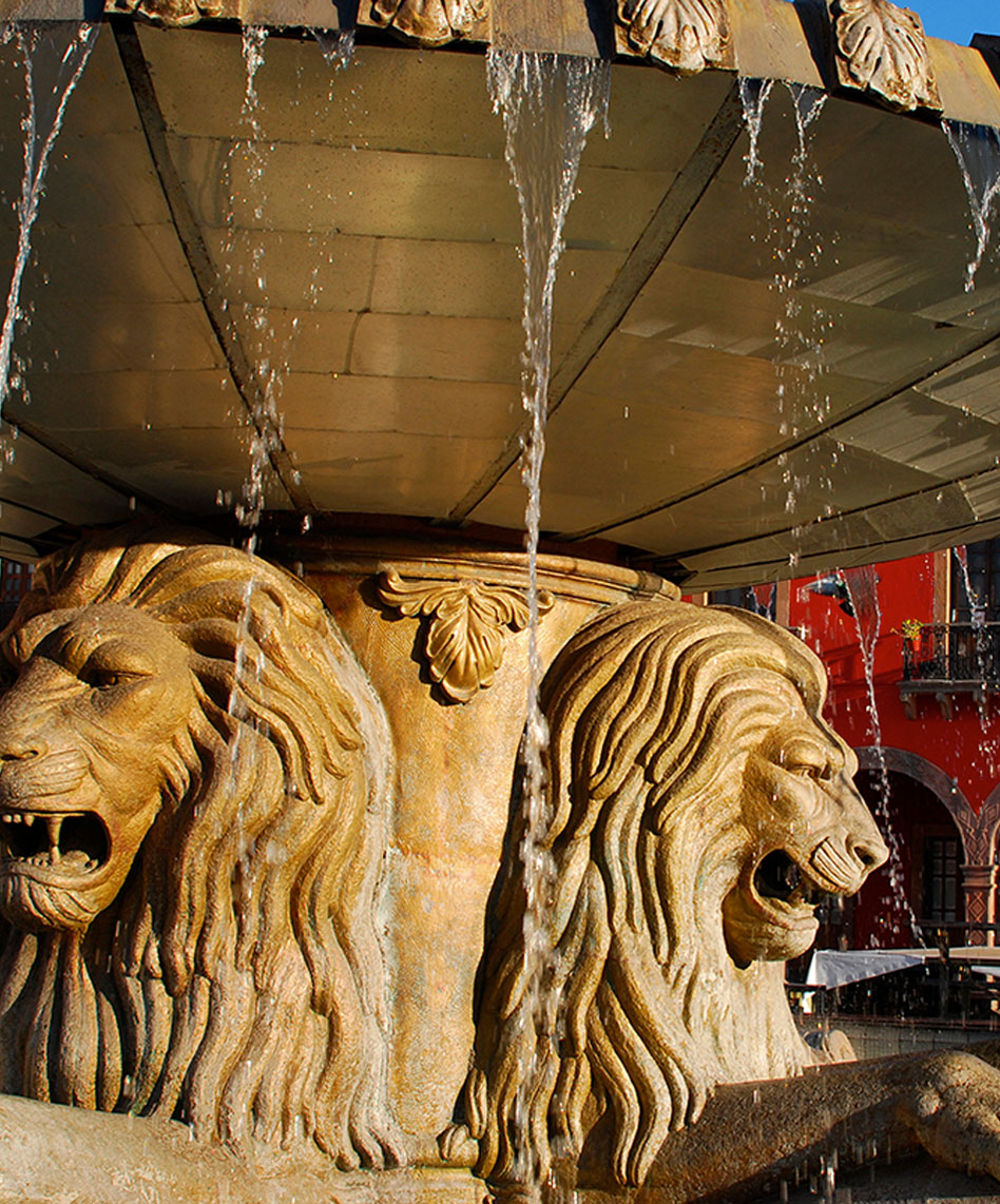 Top 75+ imagen la fuente de los leones de leon gto