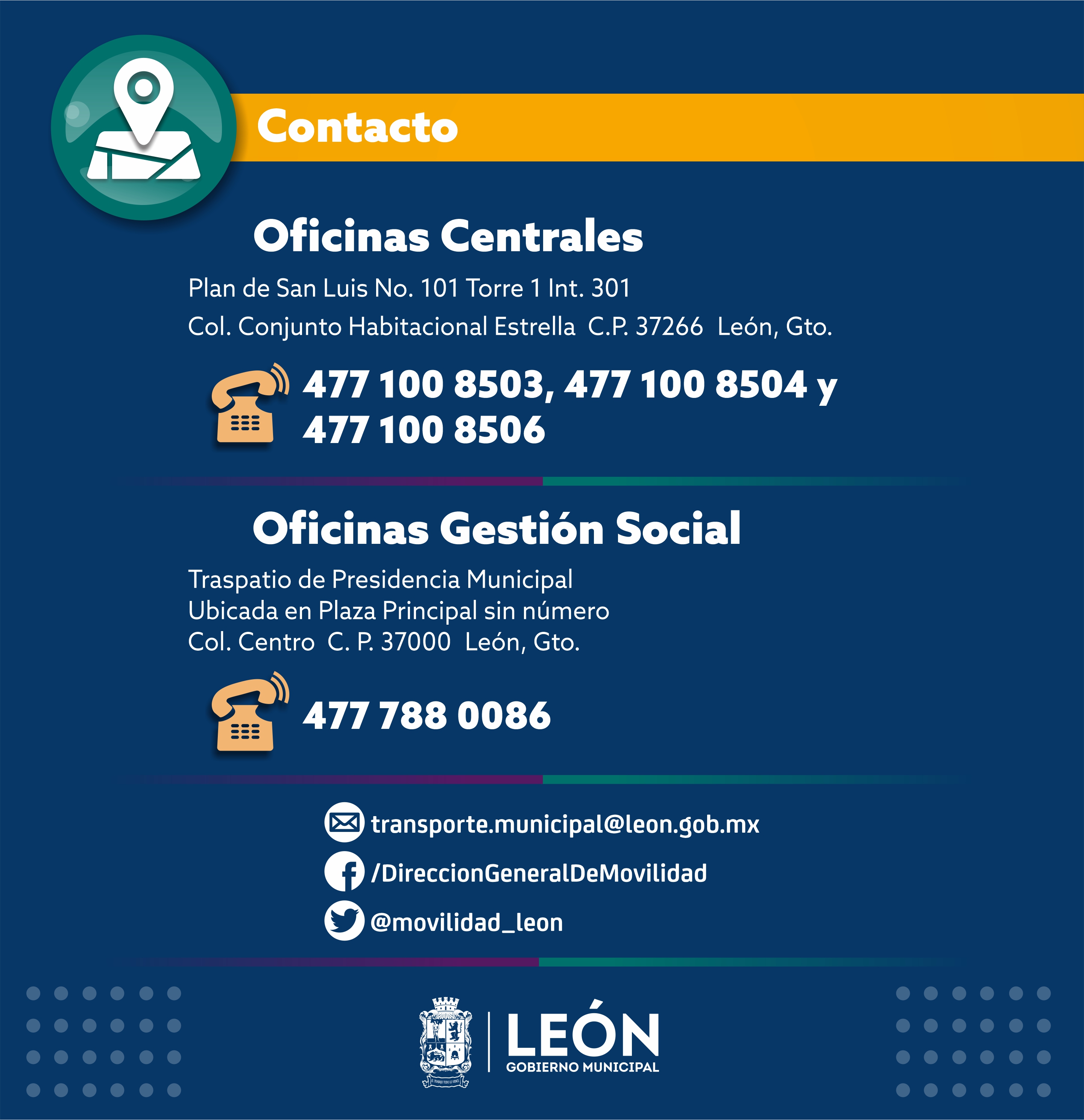 Datos de Contacto