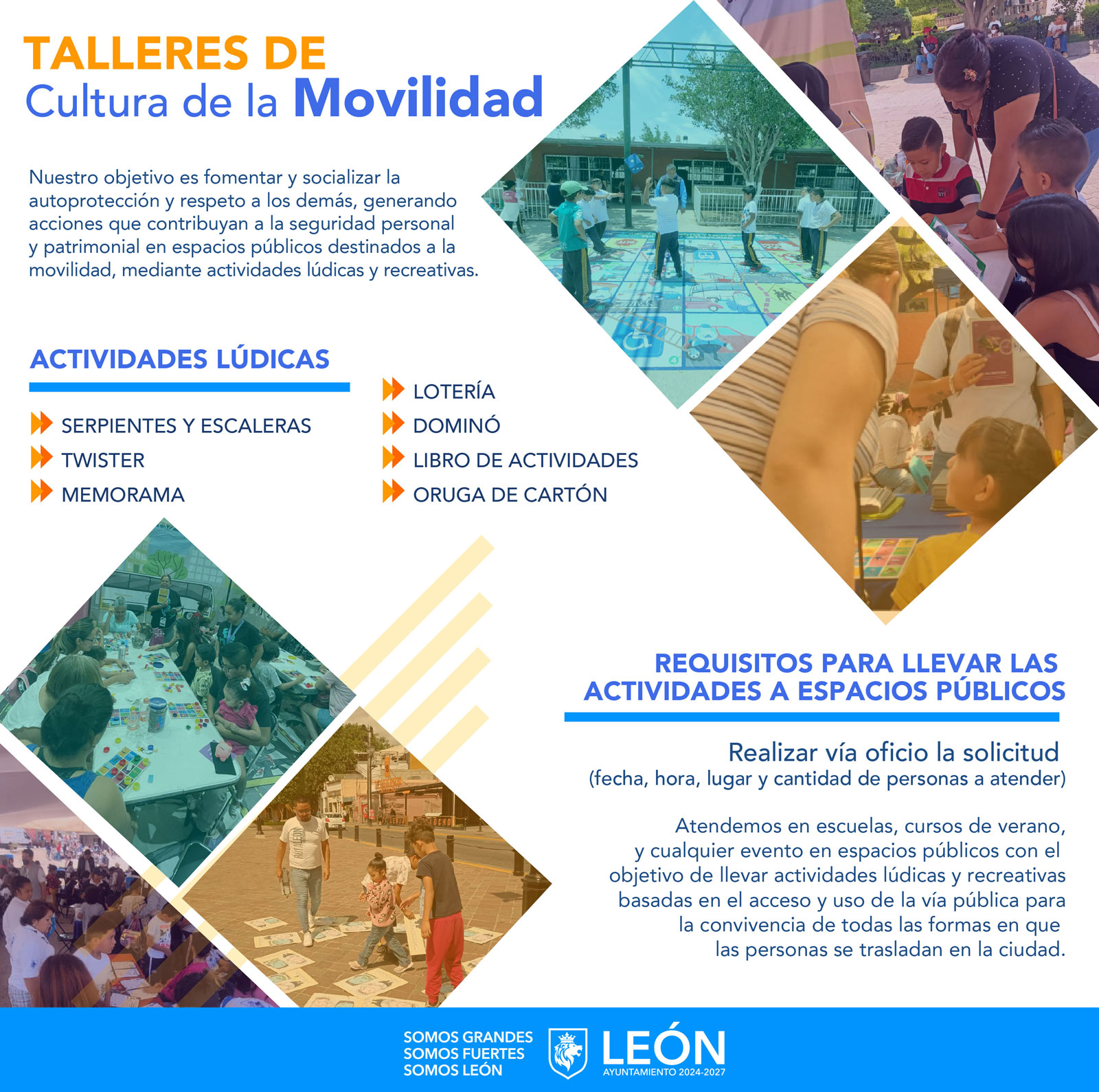 Talleres de Cultura de la Movilidad Talleres de Cultura de la Movilidad