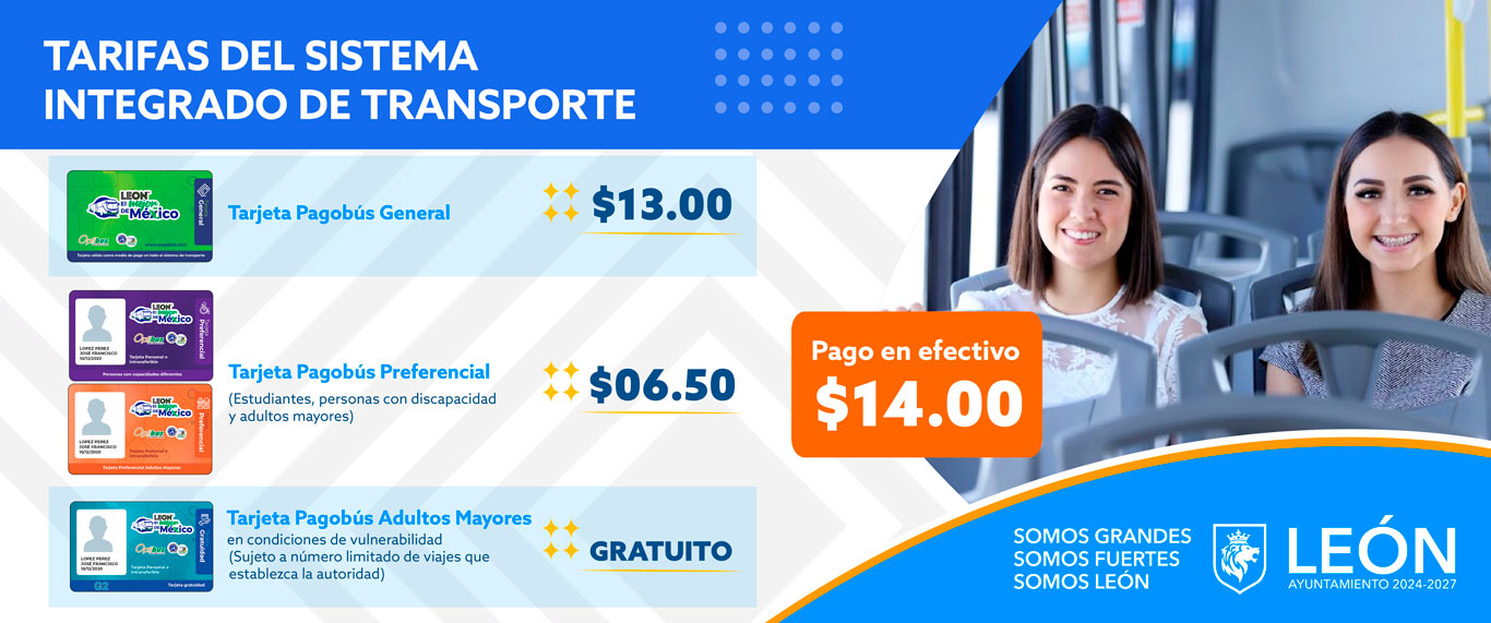 TARIFAS DEL SISTEMA INTEGRADO DE TRANSPORTE TARIFAS DEL SISTEMA INTEGRADO DE TRANSPORTE