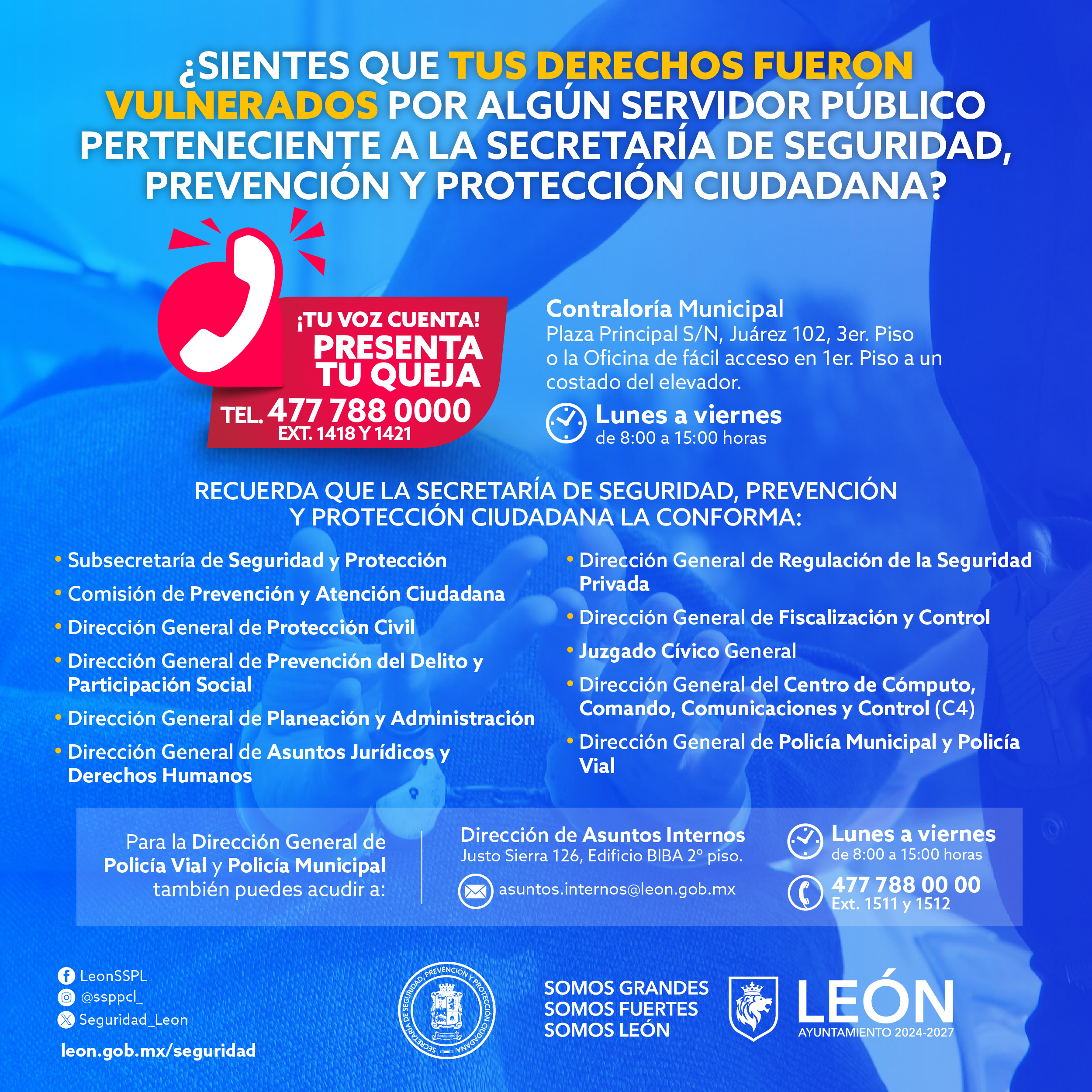 DEPENDENCIAS SECRETARIA DE SEGURIDAD PREVENCIÓN Y PROTECCIÓN CIUDADANA