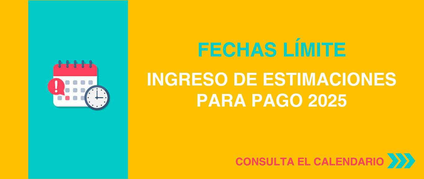 Fechas límite de estiamciones