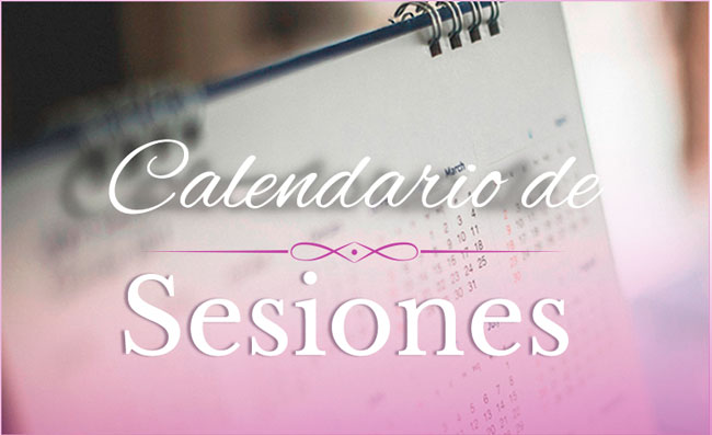 Calendario de Sesiones