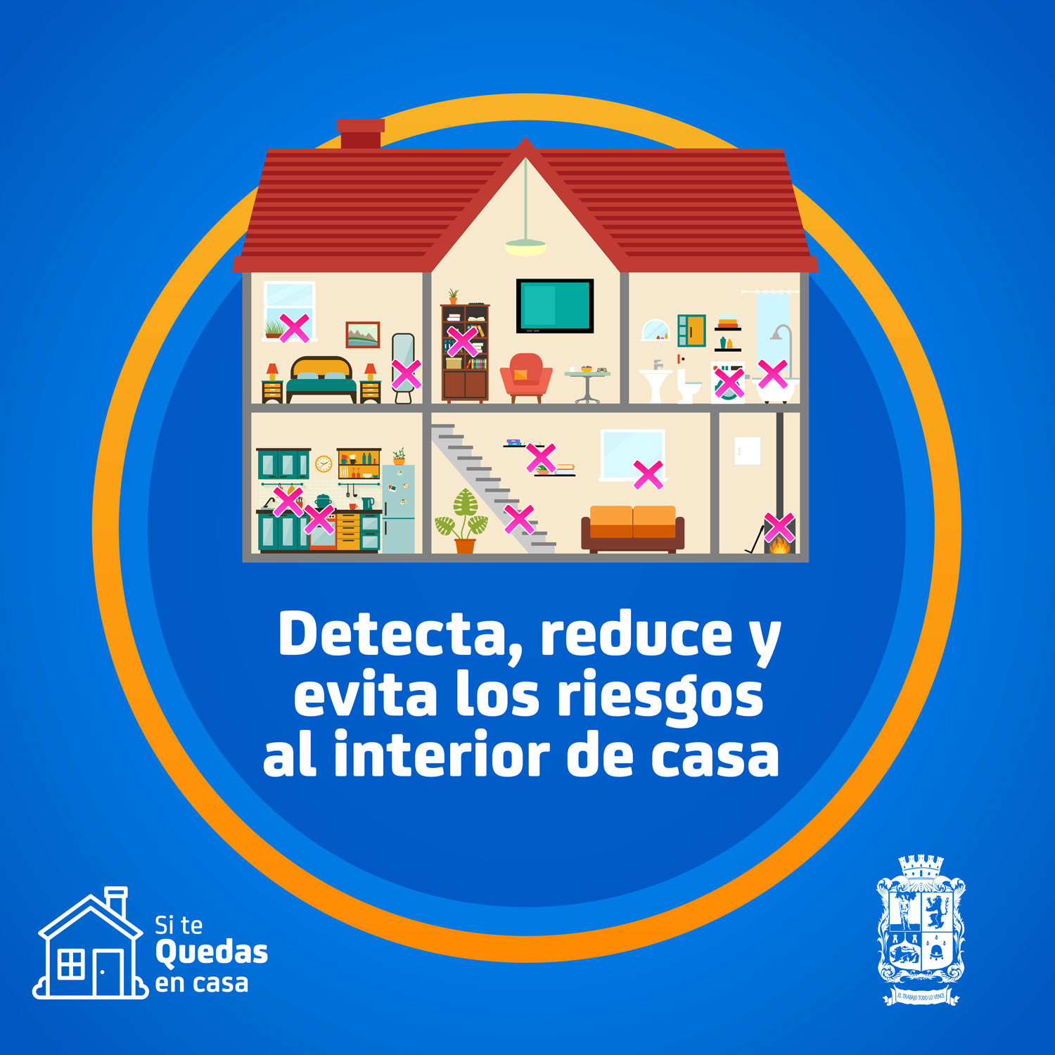 Si te quedas en casa: Detecta y reduce riesgos
