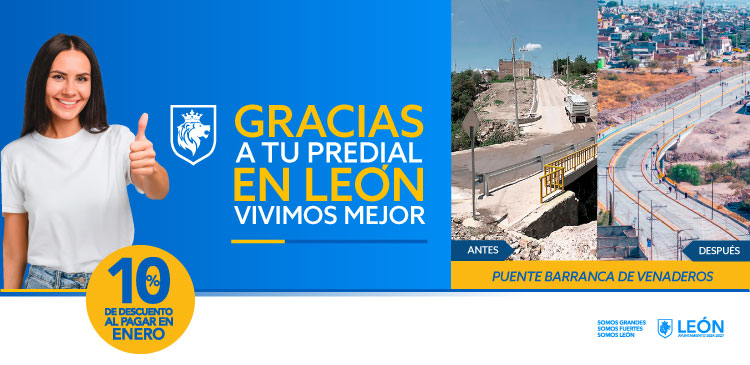 Gracias a tu predial en León vivimos mejor